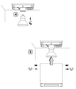 Applique da esterno MORRIS 1xGU10/35W/230V IP54