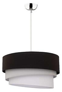 Duolla - Lampadario a sospensione con filo TRIO 1xE27/40W/230V diametro 45 cm nero/grigio/bianco