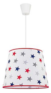 Duolla - Lampadario a sospensione per bambini STARS 1xE27/40W/230V diametro 38 cm