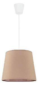 Duolla - Lampadario a sospensione con filo SOLO 1xE27/40W/230V diametro 24 cm beige