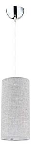 Duolla - Lampadario a sospensione con filo CIGAR 1xE27/40W/230V diametro 15 cm grigio chiaro