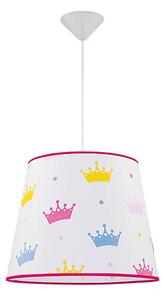 Duolla - Lampadario a sospensione per bambini PRINCESS 1xE27/40W/230V diametro 38 cm