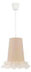 Duolla - Lampadario a sospensione per bambini BALLET 1xE27/40W/230V diametro 21 cm beige