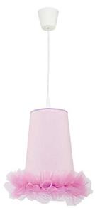 Duolla - Lampadario a sospensione per bambini BALLET 1xE27/40W/230V diametro 21 cm rosa