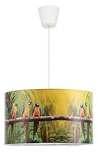 Duolla - Lampadario a sospensione per bambini PARROTS 1xE27/40W/230V diametro 35 cm