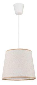 Duolla - Lampadario a sospensione con filo SOLO 1xE27/40W/230V diametro 24 cm beige chiaro