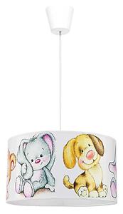 Duolla - Lampadario a sospensione per bambini SWEET BEARS 1xE27/40W/230V diametro 35 cm