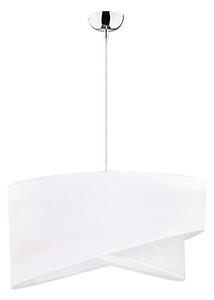 Duolla - Lampadario a sospensione con filo CELLO 1xE27/40W/230V diametro 45 cm bianco/argento