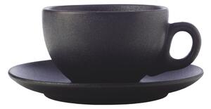 Tazza da cappuccino in ceramica nera 250 ml Caviar - Maxwell & Williams