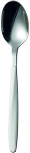 Cucchiaino da caff� My Fusion Set 6 pezzi in acciaio inox 18/10 (AISI 304) manico in ABS bianco lavabili in lavastoviglie
