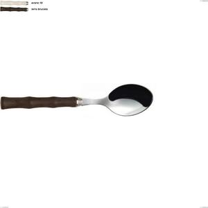 Cucchiaino caff� acqua eme, Acciaio 18/10 AISI 304 lucido manicatura acrilica, lunghezza 144 mm