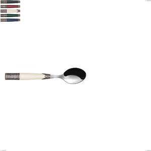 Cucchiaino caff� Aria, acciaio 18/10 aisi304 colorato Dimensioni 142 mm manico in Acrilico e Metallo