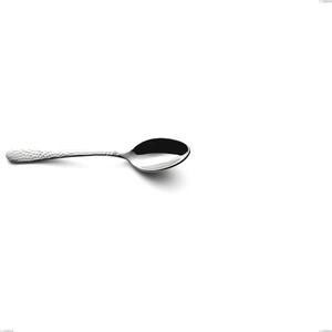 Cucchiaino caff� cortina, Acciaio inox (Aisi 304) acciaio martellato lucido, lunghezza 138 mm