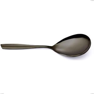 Pala riso Eleven Acciaio inox 18/10 PVD Black Eleven lunghezza 262 mm spessore 2,5 mm nero