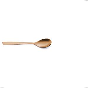 Cucchiaino caff� Eleven rose brunita lucida , Acciaio inox 18-10, AISI 304 Brunito Lucido, spessore 2,5 mm mm, lunghezza 147 mm