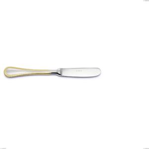 Spalmaburro Impero oro, acciaio 18-10, oro 24 carati lucido, spessore 2.5 mm, lunghezza 175 mm