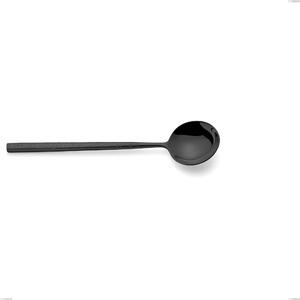 Cucchiaino frutta Kyoto Origami Black, Acciaio inox (Aisi 304) trattamento pvd acciaio lucido, lunghezza 183 mm