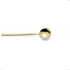 Cucchiaino frutta Kyoto Origami Tin Gold, Acciaio inox (Aisi 304) trattamento pvd acciaio lucido, lunghezza 183 mm