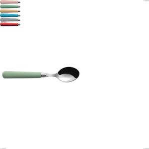 Cucchiaino caff� macarons, Acciaio inox 18.10 lunghezza 147 mm manici in acrilico inox lucido