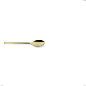 Cucchiaino moka Venice Tin Gold, Acciaio Inox 18-10 trattamento pvd oro, spessore 4 mm, lunghezza 124 mm