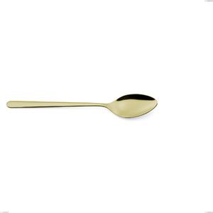 Cucchiaino frutta Venice Tin Gold, Acciaio Inox 18-10 trattamento pvd oro, spessore 4 mm, lunghezza 200 mm