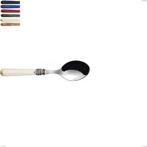Cucchiaino caff� versailles, Acciaio 18/10 AISI 304 Lucido manicatura acrilico , lunghezza 147 mm