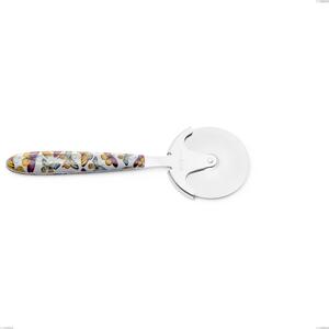 Rotella tagliapizza vero butterfly, acciaio 18.0 nickel free, manicatura pbt sublimato acciaio lucido, lunghezza 190.00 mm