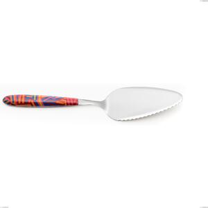 Pala torta vero linear, acciaio 18.0 nickel free, manicatura pbt sublimato acciaio lucido, lunghezza 257 mm
