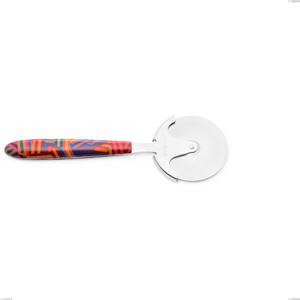 Rotella tagliapizza vero linear, acciaio 18.0 nickel free, manicatura pbt sublimato acciaio lucido, lunghezza 190 mm