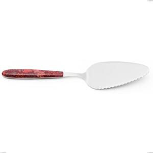 Pala torta vero samarcanda, acciaio 18.0 nickel free, manicatura pbt sublimato acciaio lucido, lunghezza 257 mm