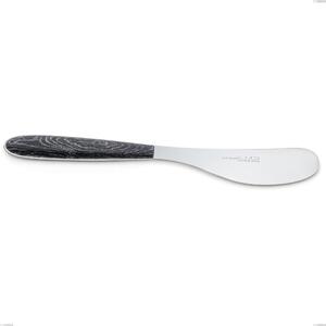 Spalmaburro piccolo vero wenge, acciaio 18.0 nickel free, manicatura pbt sublimato acciaio lucido, lunghezza 160 mm