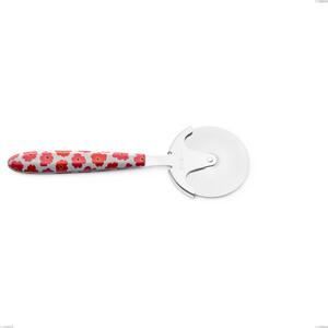 Rotella tagliapizza Vero poppy, acciaio 18.0 nickel free, manicatura pbt sublimato acciaio lucido, lunghezza 190 mm