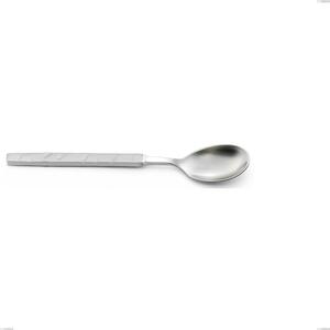 Cucchiaino caff� Zeus ICE , Acciaio 18/10 forgiato martellato sabbiato, spessore 4 mm, lunghezza 140 mm, forgiato