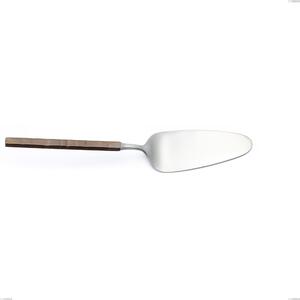 Pala torta Zeus Fire, acciaio forgiato 18/10 (AISI 304), Lunghezza 255 mm manicatura martellata e brunita