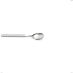 Cucchiaino moka Zeus ICE , Acciaio 18/10 forgiato martellato sabbiato, spessore 4 mm, lunghezza 110 mm, forgiato