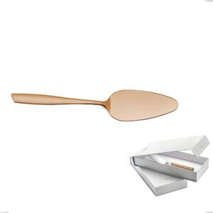Confezione a libro 1 pezzo pala torta Eleven rose brunita lucida , Acciaio inox 18/10 (AISI 304), spessore 2,5 mm