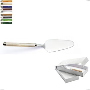Confezione a libro 1 pezzo pala torta Linea Perlato, Acciaio inox 18/10 (AISI304)