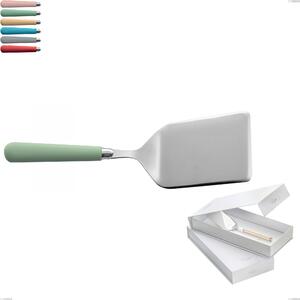 Confezione a libro 1 pezzo pala lasagne macarons, Acciaio inox 18.10 manici in acrilico inox lucido