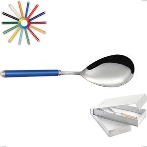 Confezione a libro 1 pezzo pala riso linea, Acciaio 18/10 (AISI304) inox lucido , manici in metacrilato