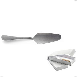 Confezione a libro 1 pezzo pala torta milano retro, Acciaio inox (Aisi 304) vintage