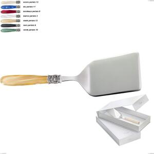 Confezione a libro 1 pezzo pala lasagne mona lisa, Acciaio 18/10 AISI 304 Lucido manicatura acrilico perlato