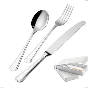 Confezione a libro 1 pezzo pala riso Savoia Argentato 3 mm spessore argento 25 micron, Acciaio inox 18/10 (AISI304) Argento 25 micron, spessore 3 mm