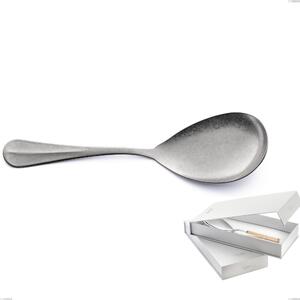 Confezione a libro 1 pezzo pala riso Royal Retro, Acciaio inox 18-10 finitura vintage, spessore 2.5 mm