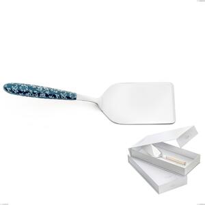 Confezione a libro 1 pezzo pala lasagne vero flowers, acciaio 18.0 nickel free, manicatura pbt sublimato acciaio lucido