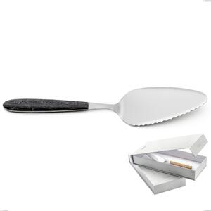 Confezione a libro 1 pezzo pala torta vero wenge, acciaio 18.0 nickel free, manicatura pbt sublimato acciaio lucido