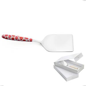 Confezione a libro 1 pezzo pala lasagne Vero poppy, acciaio 18.0 nickel free, manicatura pbt sublimato acciaio lucido