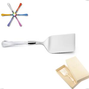 Confezione Bomboniera 1 pezzo pala lasagne Zaffiro, (acciaio 18.10 aisi304), manico in metacrilato