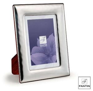 Portafoto Argentato Rettangolare CORDONCINO PER FOTO 10x15 cm Stile classico argento