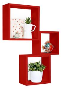Modularredo INCUBO Rosso | set mensole