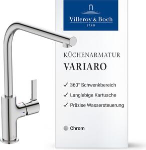 Miscelatore da cucina Villeroy & Boch Variaro, ad alta pressione, a risparmio idrico – Cromo
